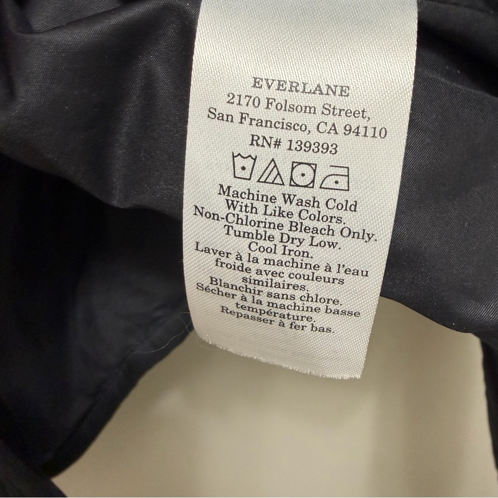 Everlane Quilted Ranch Jacket Chore Barn Corduroy Collar Black Size M - Picture 7 of 9
